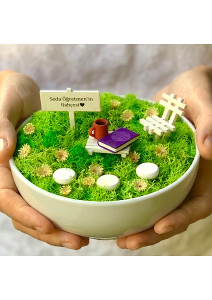 Kişiye Özel Öğretmenler Günü Hediyesi Teraryum - Güneşli Bahçeler Serisi modelleri
