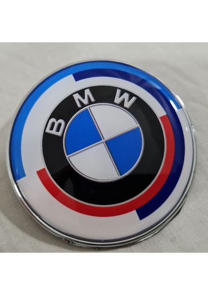 Uygunmarketcom, Bmw 50. Yıl 5 Kasa Bagaj Arması 77MM, Bmw (51-14-8-203-864) 50.yıl Bmw Bagaj Logosu