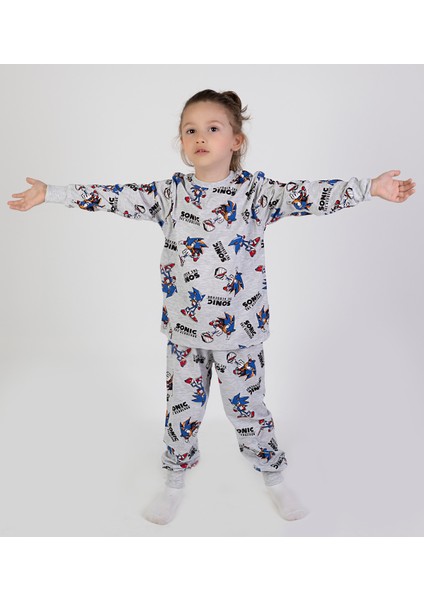 Harika Kids Erkek Çocuk Baskılı Ince Basic Pijama Takımı