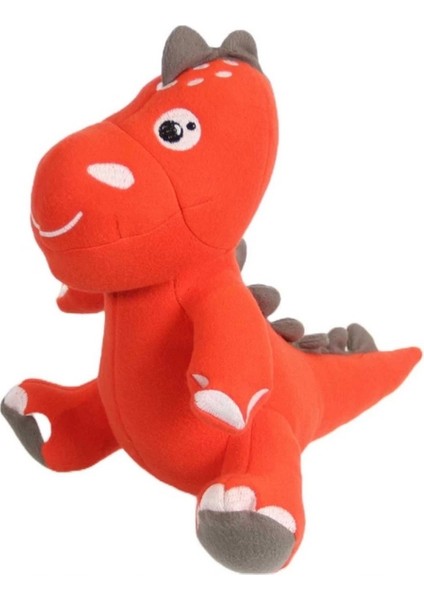 Dino Peluş Oyuncak Turuncu 25 cm