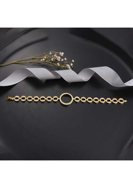 Gümüş Çeyrek Takılabilen Altın Kaplama Kadın Bileklik fiyatları