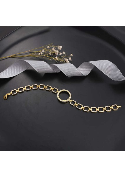 Gümüş Çeyrek Takılabilen Altın Kaplama Kadın Bileklik fiyatları