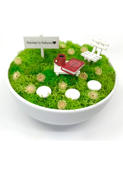Kişiye Özel Sevgiliye Hediye Teraryum - Güneşli Bahçeler Serisi
