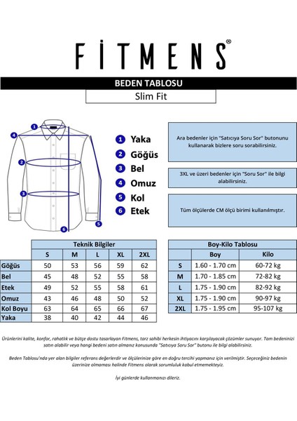 Slim Fit Uzun Kol Ömür Boyu Yakandayım Nakışlı Hediye Kutulu Erkek Gömlek - Saks Mavi fırsatları