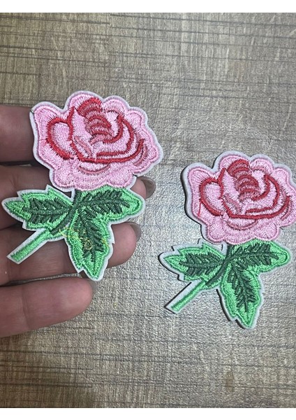 7x7 cm Ütü Ile Yapışan Nakış Işleme Çiçek Aplike Arma Yama Dikiş Hobi Giyim Aksesuarı