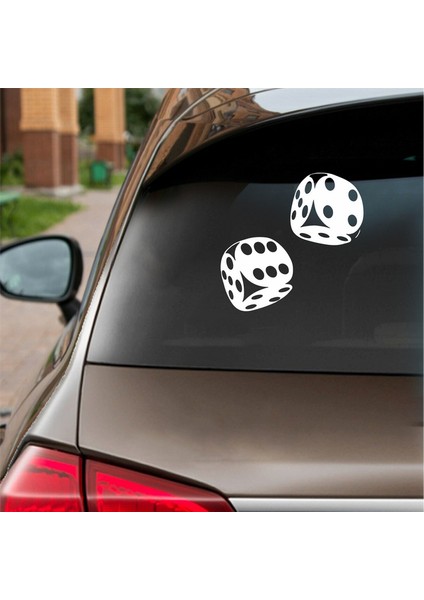 Zar Araba Sticker Beyaz 18X14 cm fiyatları