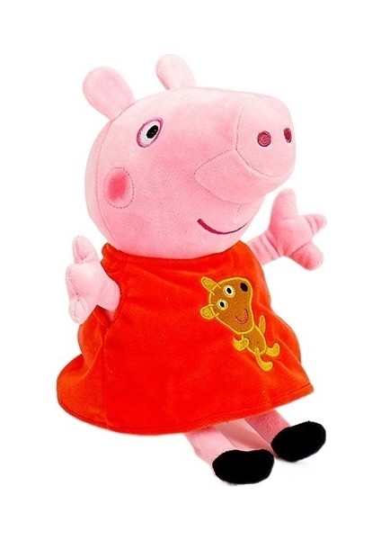 Peppa Pig Peluş Oyuncak Bebek 30cm Peppa Pig (Elektrikli Nakış Modeli) (Yurt Dışından)