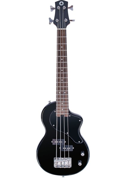 Carry-On St Travel Bas Gitar (Jet Black)
