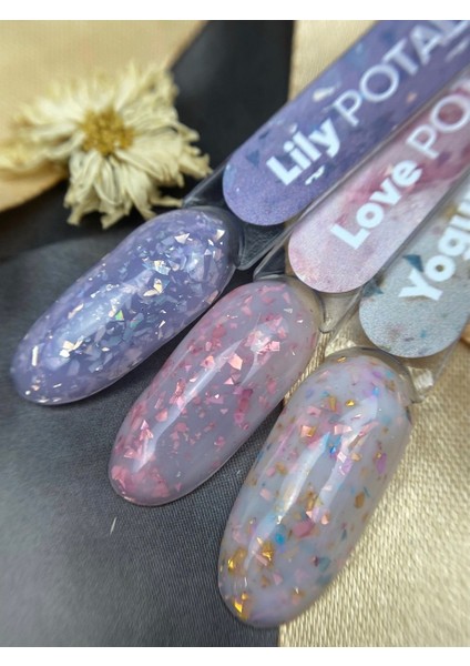 Rubber Base Kamuflaj Potal Lıly 8ml Renkli Baz modelleri