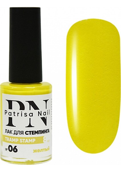 Stamping oje "Tramp Stamp" 06 Sarı 8 ml
