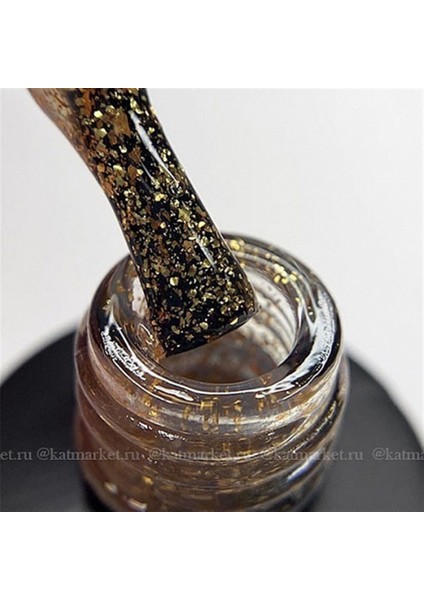 Gold Flake Top - 8 ml Glossy Top Coat