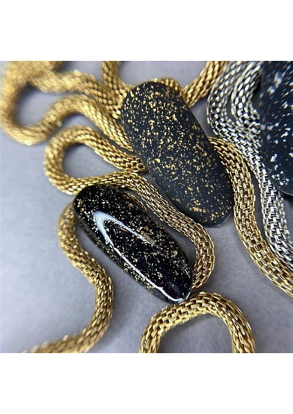 Gold Flake Top - 8 ml Glossy Top Coat