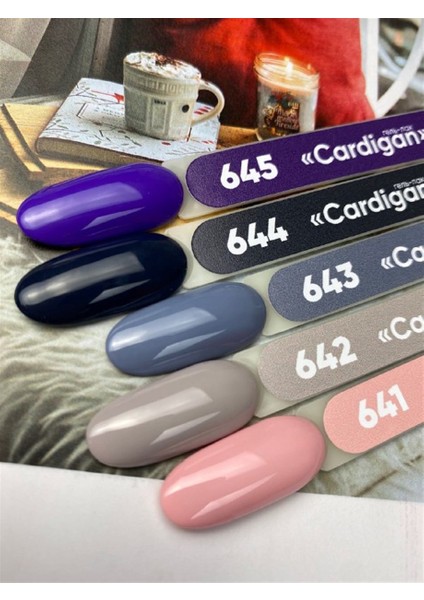 Kalıcı oje Cardigan 644, 8 ml Grafit Mavisi