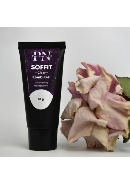 Soffit Clear Kombi jel - Pırıltılı Yarı Şeffaf Kombi Jel