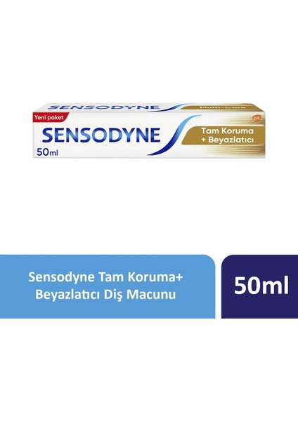 Tam Koruma 50 ml Diş Macunu+ Sensodyne Diş Eti Bakımı Diş Fırçası