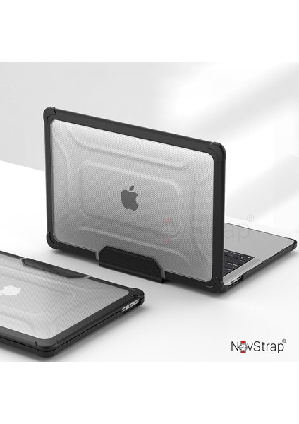 Apple MacBook Air M1 Çip A2337 A1932 A2179 13.3 Uyumlu Kılıf Multi Armor Zırh Kılıf Standlı indirimleri