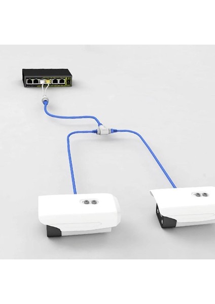 2in1 Poe Splitter Kablo Poe Ayırıcı