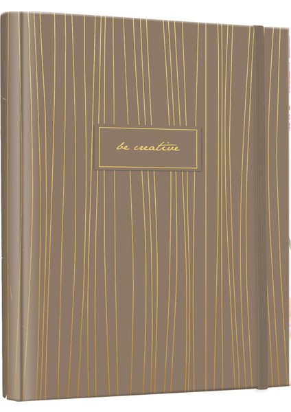 Gizli Spiralli Süresiz Planlayıcı Defter 3 Bölmeli 17X24 cm 100GR. 112 Haftalık+30 To Do+50 Noktalı