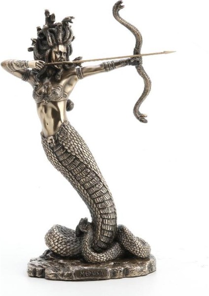 Veronese Biblolar › Wise Mitoloji & Tarih-Wıse Medusa-15,5*9*23 CM– Dekoratif Obje ve Koleksiyonluk Model