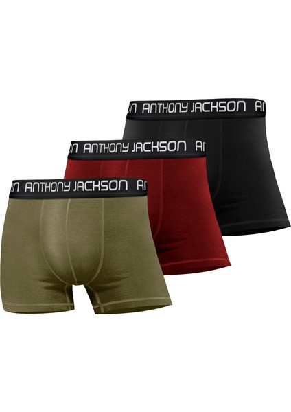 Likralı 3'lü Kutu Premium Erkek Boxer Oscar