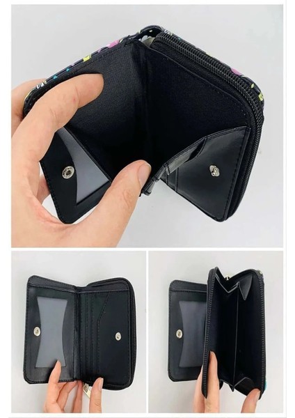 Yılbaşı Özel Hediye Seti Black Pink Baskılı Cüzdan, Bez Kalemlik, Anahtarlık, Kalemlik fırsatları