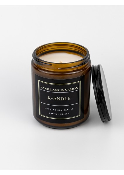 Vanilya & Tarçın Kokulu Mum modelleri