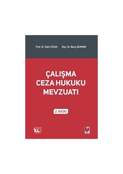 Çalışma Ceza Hukuku Mevzuatı - Saim Ocak