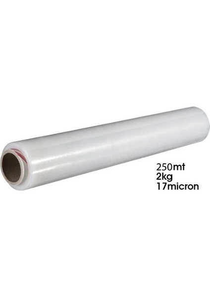 Palet Streç Film 17 Micron 250MT 2 kg 1 Adet