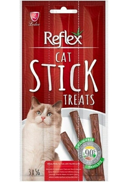 Refle x Biftekli Kuzulu Kedi Ödül Çubuğu 3 x 5 gr modelleri