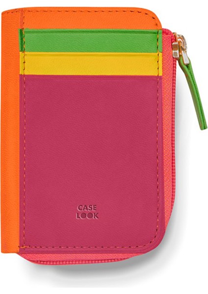 Case Look 9X12 cm                   Açık Ölçü: 25 cm Çok Renkli Kadın Cüzdan