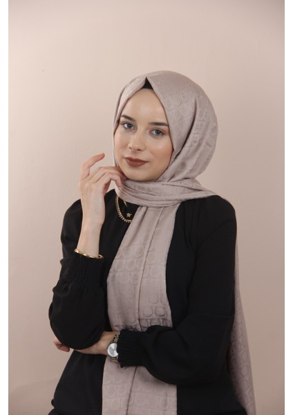 Pudra Sima Deniz Kabuğu Desen Şal