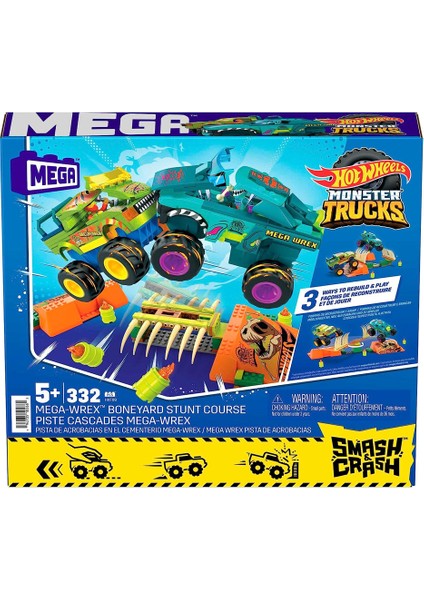 Hot Wheels® MEGA-Wrex™ Dinozor Kemikli Aksiyon Sahası