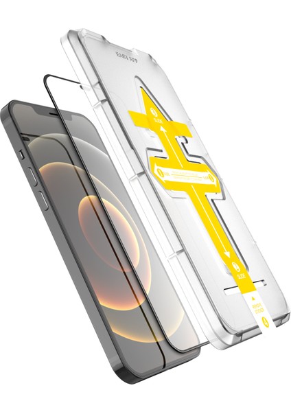 iPhone 11 - Xr Ekran Koruyucu Cam Otomatik Hizalamalı Toz Korumalı 8k Ultra Hd Tam Kaplayan Magic Glass
