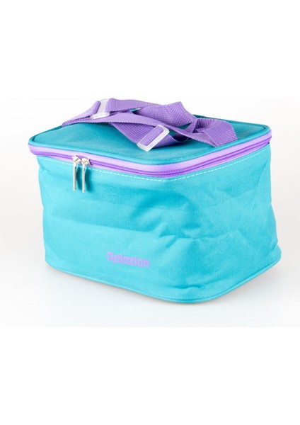 Termoslu Beslenme Çantası Mavi