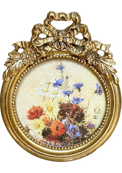 Antika Fotoğraf Çerçevesi Yuvarlak Resim Ekran Çerçevesi Ana Masa Dekorasyonu (Yurt Dışından) modelleri