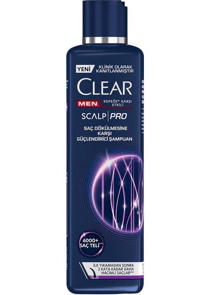 Men Scalp Pro Saç Dökülmesine Karşı Güçlendirici Şampuan Kepeğe Karşı Etkili 300 ml