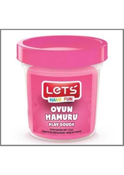 Lets Oyun Hamuru 115GR Pembe - 2 Adet