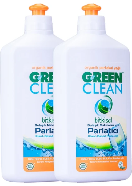 Green Clean U Green Clean Bulaşık Makinesi Parlatıcı 500 ml x 2 Adet