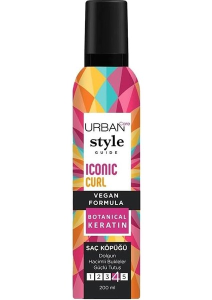 Urban Care Care Style Guide Iconic Curl Saç Köpüğü (200 Ml)