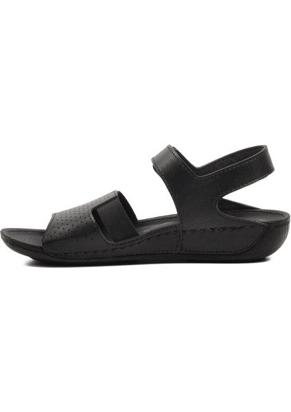 16.047 Siyah Kadın Sandalet modelleri