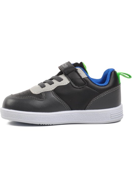 1204-B Siyah-Füme-Saks Cırtlı Çocuk Sneaker