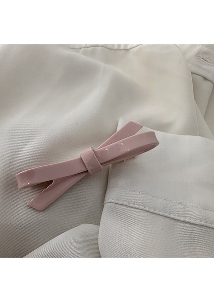 1 Genç Kız Pembe Fiyonk Saç Tokası (Büyük) (Yurt Dışından)