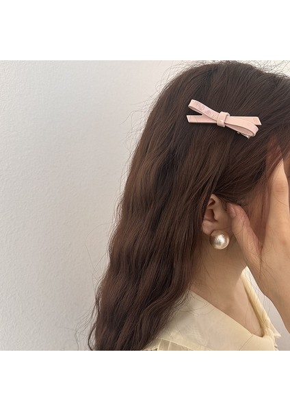 1 Genç Kız Pembe Fiyonk Saç Tokası (Büyük) (Yurt Dışından) modelleri