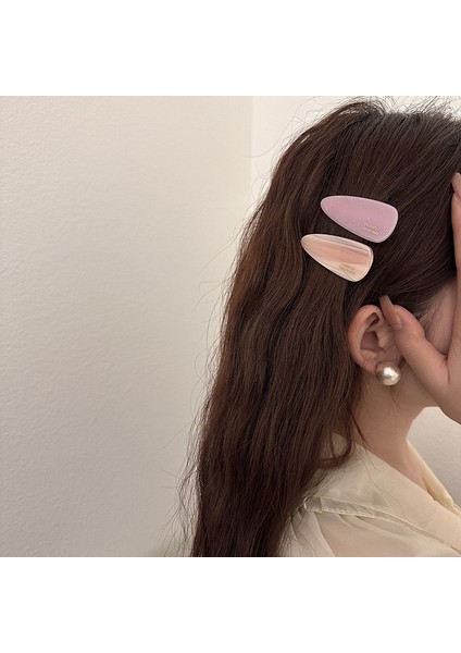 1 Paket Kahkül Klipsi Basit Yan Saç Tokası (Pembe) (Yurt Dışından) fiyatları