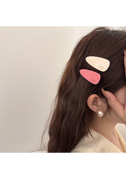 1 Paket Kahkül Klipsi Basit Yan Saç Tokası (Pembe) (Yurt Dışından) modelleri