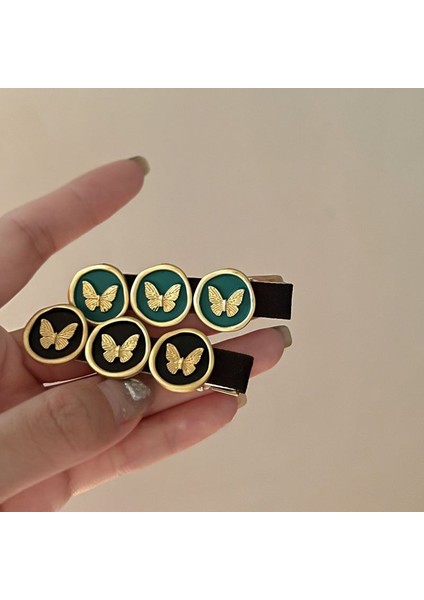 1 Paket Vintage Metal Kelebek Saç Tokası (Siyah) (Yurt Dışından) fiyatları