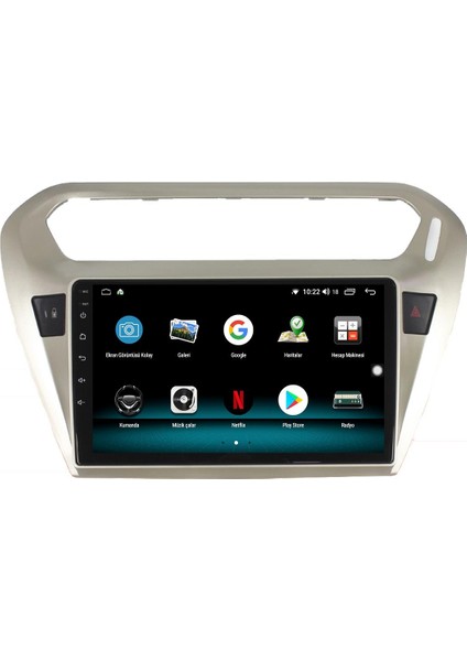 Peugeot 301 Android 10 Multimedya Carplay 2gb Ram + 32GB HDD Navigasyon Ekran modelleri