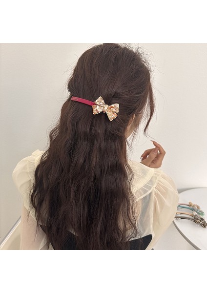 1 Paket Akrilik Fiyonk Saç Tokası (Pembe) (Yurt Dışından) fiyatları