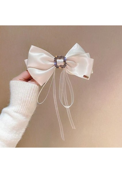 1 Kıdemli Fiyonk Saç Tokası (Beyaz) (Yurt Dışından)