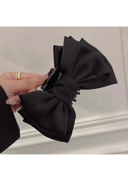 1 Mizaç Çift Taraflı Yay Tutma Klipsi (Siyah) (Yurt Dışından)